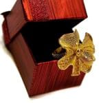 Büyük Çiçekli Yüzük - Görsel 3