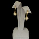 Dik Yatık Kare Küpe - Görsel 2