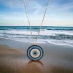 Büyük Nazar Boncuklu Kolye