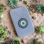 Büyük Nazar Boncuklu Kolye - Görsel 2