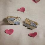 Çift Yapraklı Küpe - Görsel 2