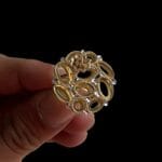 Köşesi Çiçekli Yüzük - Görsel 2