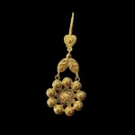 Yapraklı Çiçek Küpesi - Görsel 2