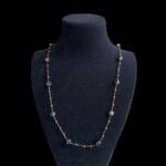 İnce Dorikalı Boncuklu Kolye - Görsel 2