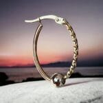 Yarı Düz Yarı Makarna Küpe