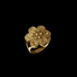 Ortası Toplu Çiçekli Yüzük - Görsel 2