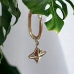 Dört Köşe Yıldız Küpesi