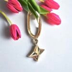 Dört Köşe Yıldız Küpesi - Görsel 2