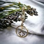 Tek Taşlı Halka Küpe