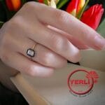 İnce Renkli Baget Yüzük