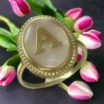 Harfli Kemik Yüzük - Görsel 2