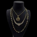 Taşlı Gösterişli Kolye - Görsel 2