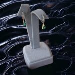 Pırlanta Zümrüt Küpe - Görsel 3