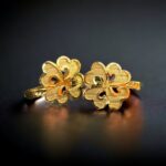 Kalp Ve Yonjalı Küpe - Görsel 2