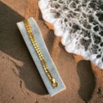 Çift Sıra Sade Pullu Bileklik