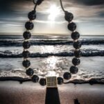 Altın Ve Siyah Boncuklu