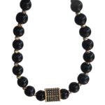 Altın Ve Siyah Boncuklu - Görsel 2