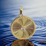 Yuvarlak Tektaş Kolye Ucu