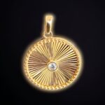 Yuvarlak Tektaş Kolye Ucu - Görsel 2